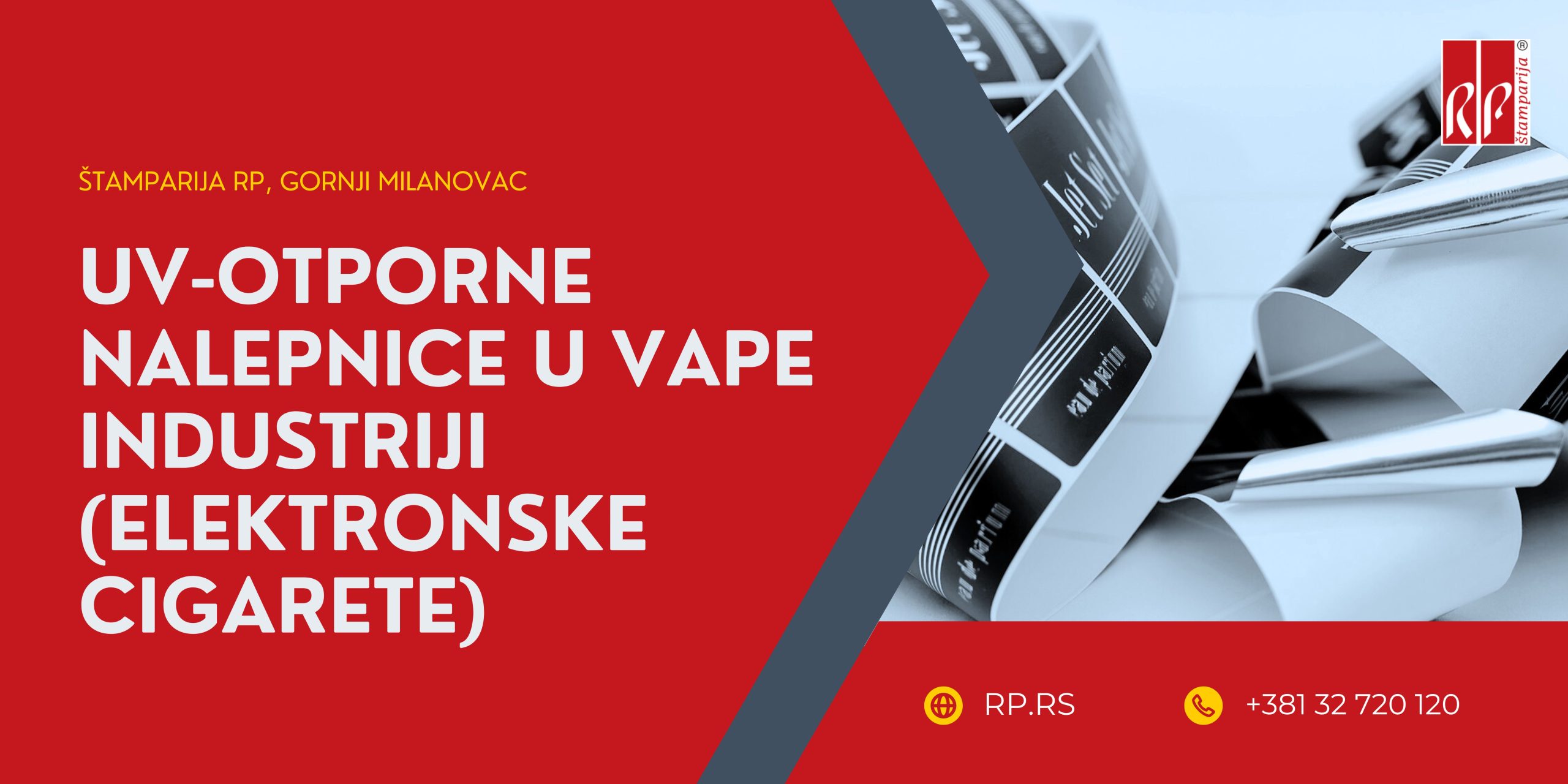 UV otpornost znači da nalepnica može dugo da izdrži izlaganje sunčevom svetlu a da ne izbledi ili promeni boju. Za vape proizvode, odgovor na pitanje „Da li etikete moraju biti UV-otporne?” je nedvosmisleno – da.