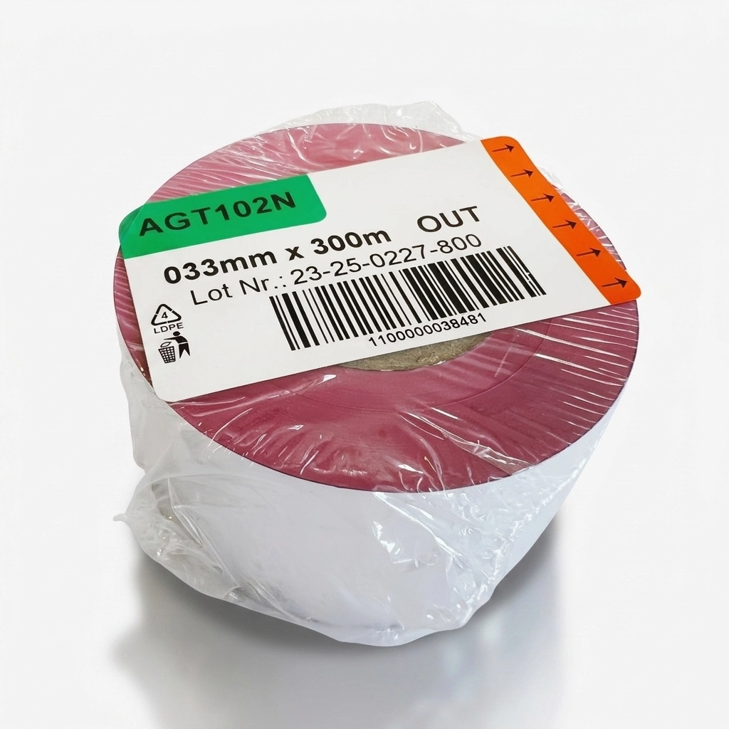 AGT102 pink RESIN ribon u rolni