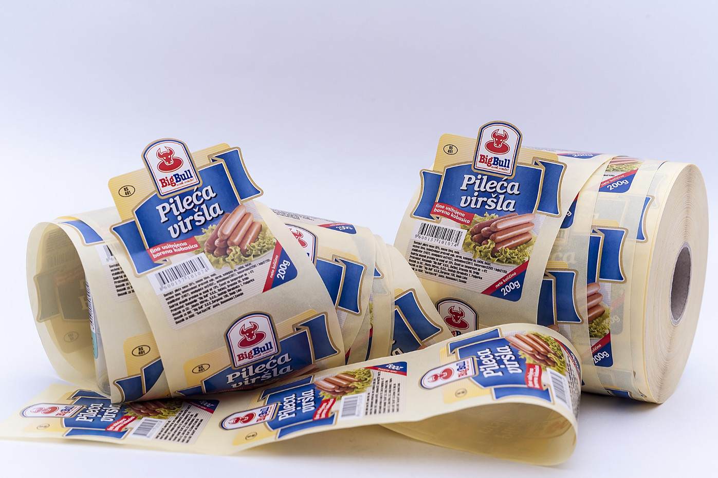 Prehrambena industrija — samolepljive etikete za pakovanja hrane